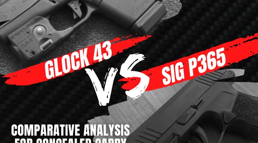 Glock 43 vs Sig Sauer P365