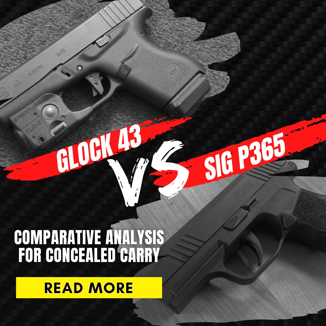 Glock 43 and Sig Sauer P365 Comparison | Just Holster It Firearms